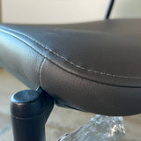 SITONIT SEATING (3 PACK) Grey Chair With Leather Material 34" H x 18.5" x 18.5"