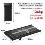 DeerRun Q1 Urban Mini Under-Desk Treadmill with Remote Control