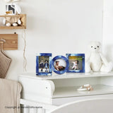 Baby Picture Frames Bone Inlay Collection in Blue, Set of 3