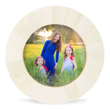 Baby Picture Frames Bone Inlay Collection in White, Set of 3