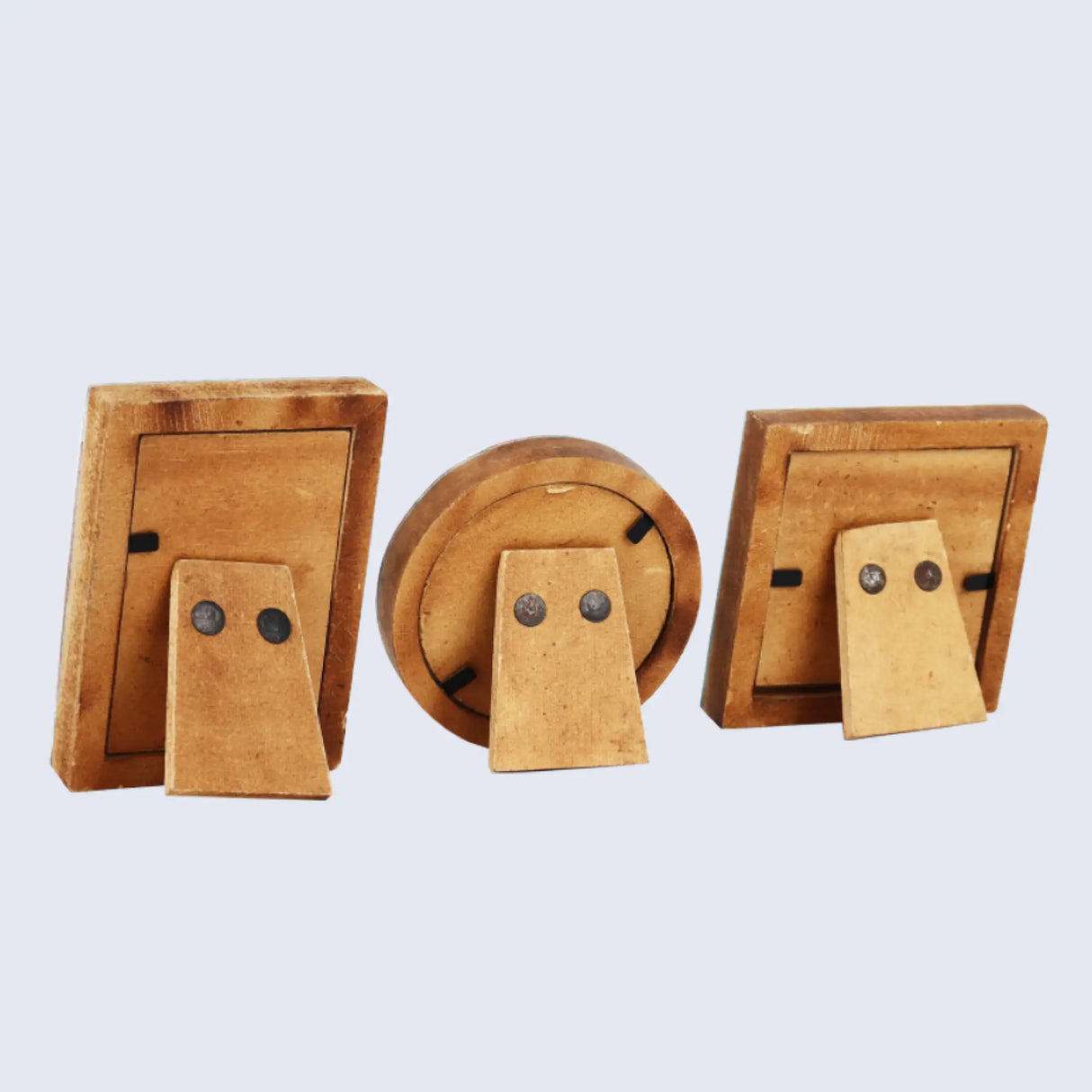 Baby Picture Frames Bone Inlay Collection in Green, Set of 3