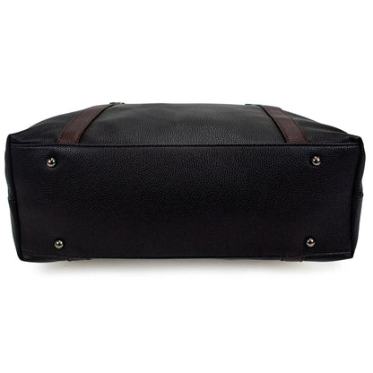 Anna Vegan XL Leather Weekender Duffel Bag