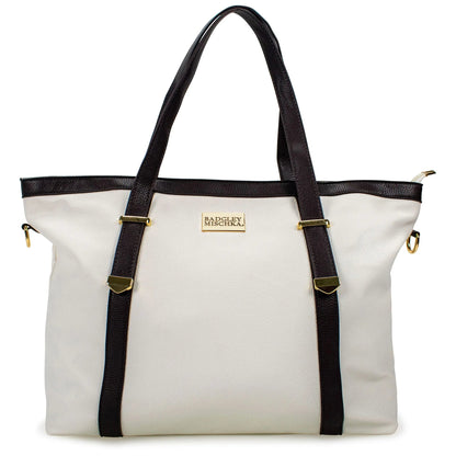 Anna Vegan XL Leather Weekender Duffel Bag