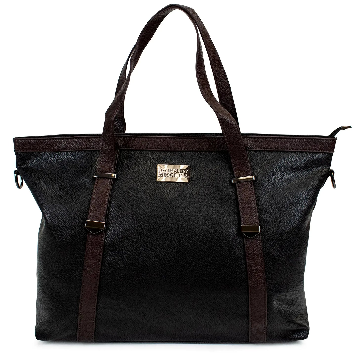 Anna Vegan XL Leather Weekender Duffel Bag
