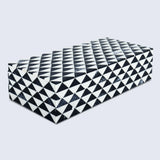 Marquet Prism Resin Inlay Decorative Storage Box