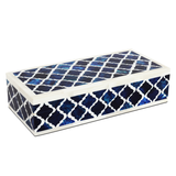 Patisserie Classic Bone & Resin Inlay Decorative Storage Box - 7 Sizes