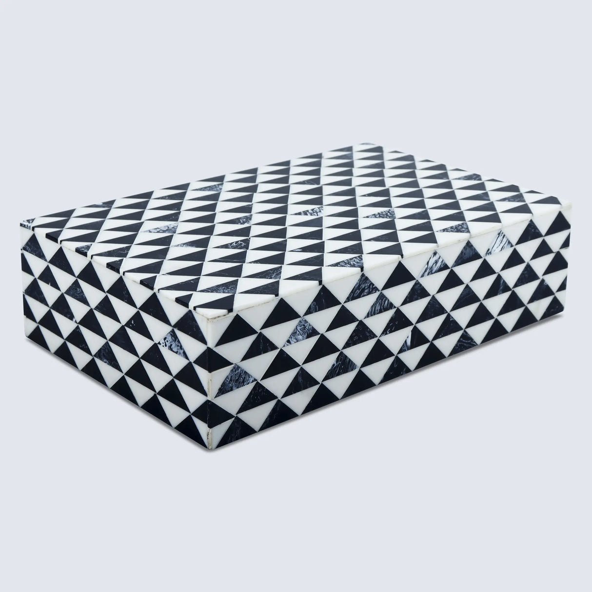 Marquet Prism Resin Inlay Decorative Storage Box