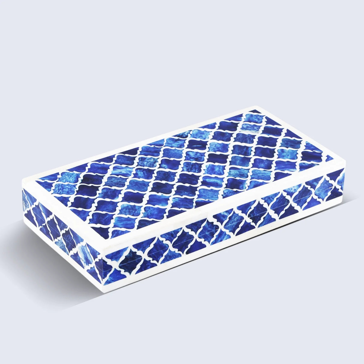 Patisserie Classic Bone & Resin Inlay Decorative Storage Box - 7 Sizes