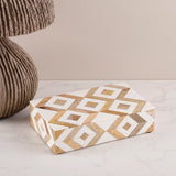 Marquet Array Resin & Wood Inlay Decorative Storage Box