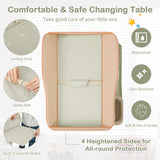 Baby Diaper Changing Table with Water Basin Wheel