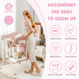 Baby Diaper Changing Table with Water Basin Wheel