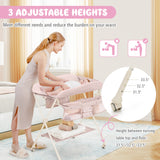 Baby Diaper Changing Table with Water Basin Wheel
