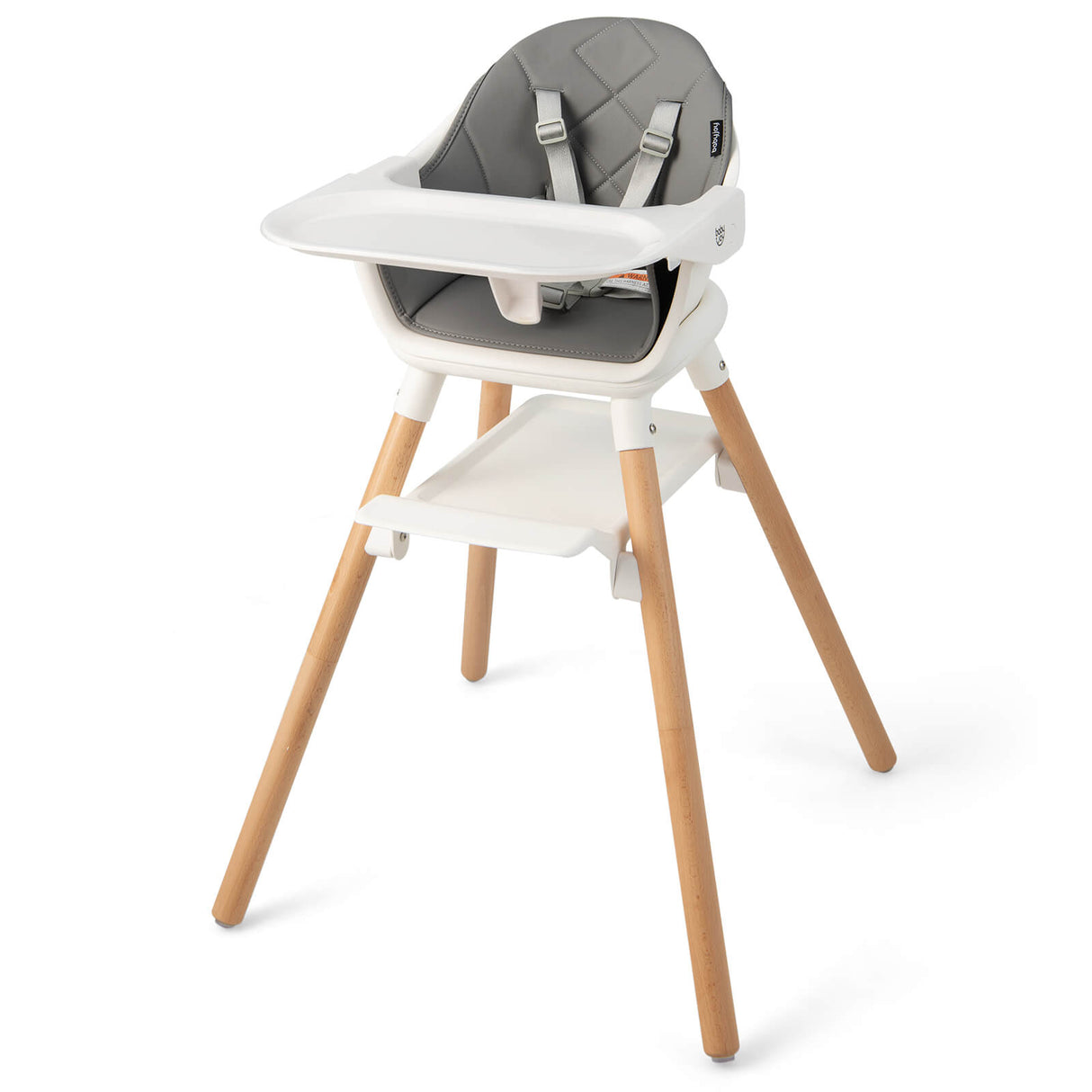 6-in-1 Baby High Chair with Removable Dishwasher and Safe Tray