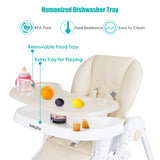 3-In-1 Convertible Baby High Chair for Toddlers