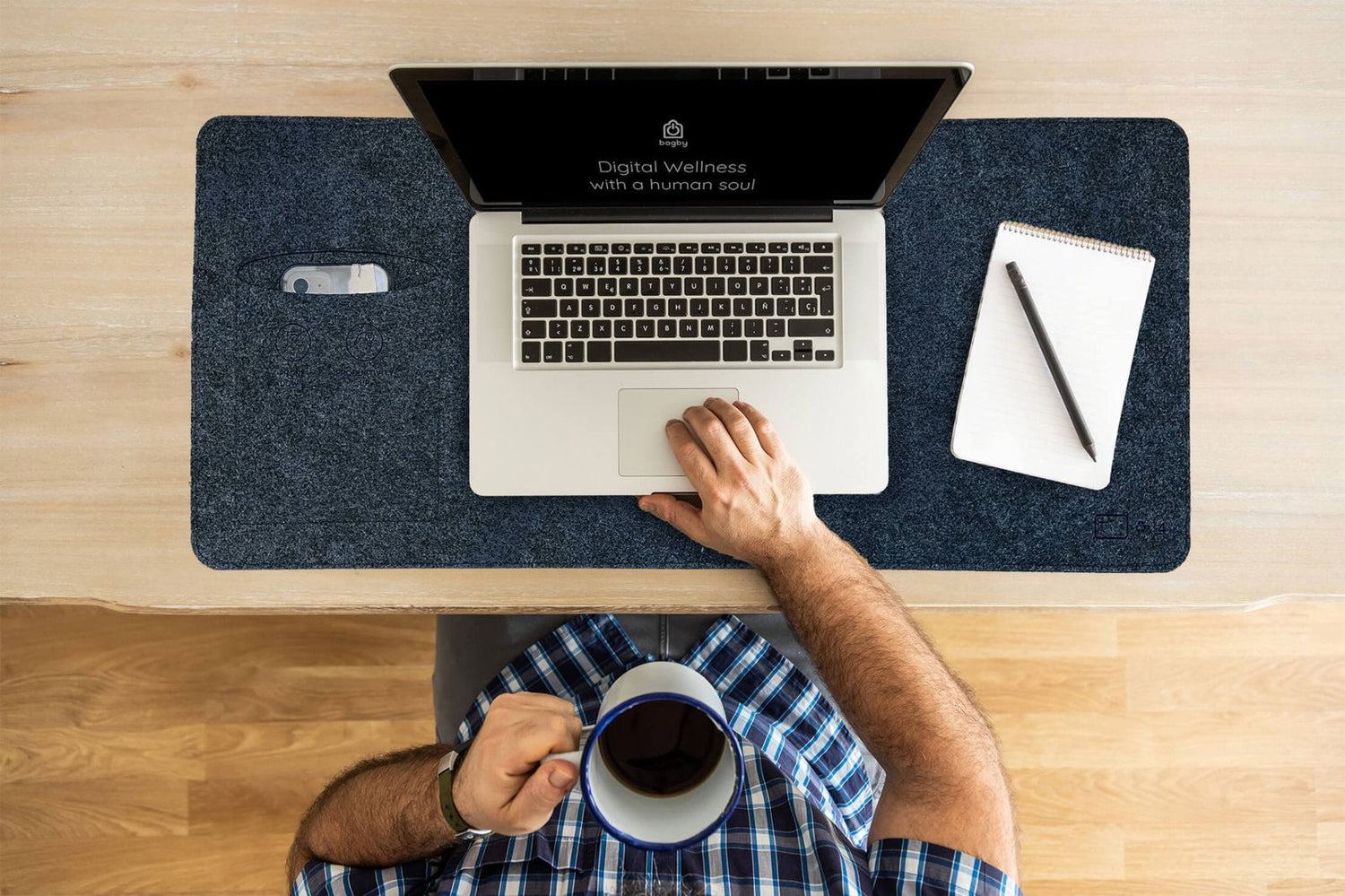 Bagby MAT - No-Phone Desk Pad