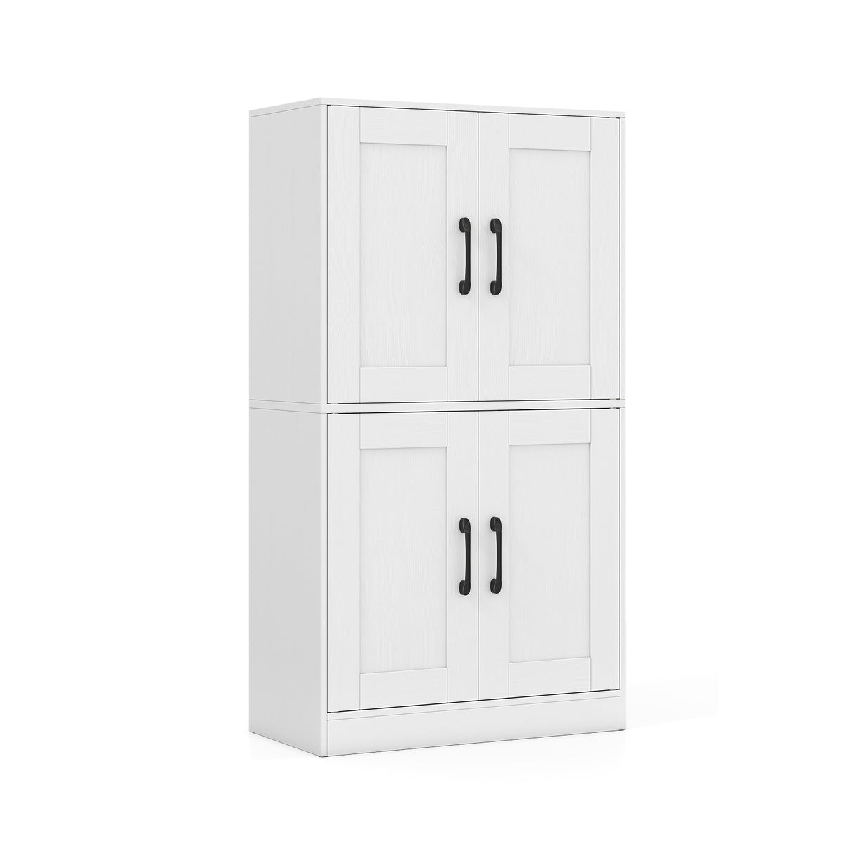 Bathroom Cabinet 43.5 inch Storage Cabinet with Doors and Adjustable Shelves