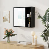 Bathroom Medicine Cabinet with Single Mirror Door