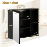 Bathroom Medicine Cabinet with Single Mirror Door
