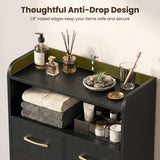 Bathroom Storage Cabinet Freestanding Floor Cabinet with 2 Drawers and 2 Doors
