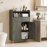 Bathroom Storage Cabinet Freestanding Floor Cabinet with 2 Drawers and 2 Doors