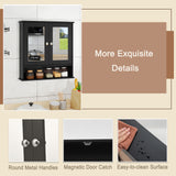 Bathroom Wall Mount Mirror Cabinet Organizer