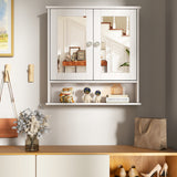 Bathroom Wall Mount Mirror Cabinet Organizer