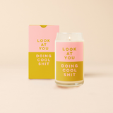 Candle Can Glass - Color Me Happy