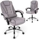 Big High Back Executive Chair with Linkage Armrests and Leather Padded Seat for Office