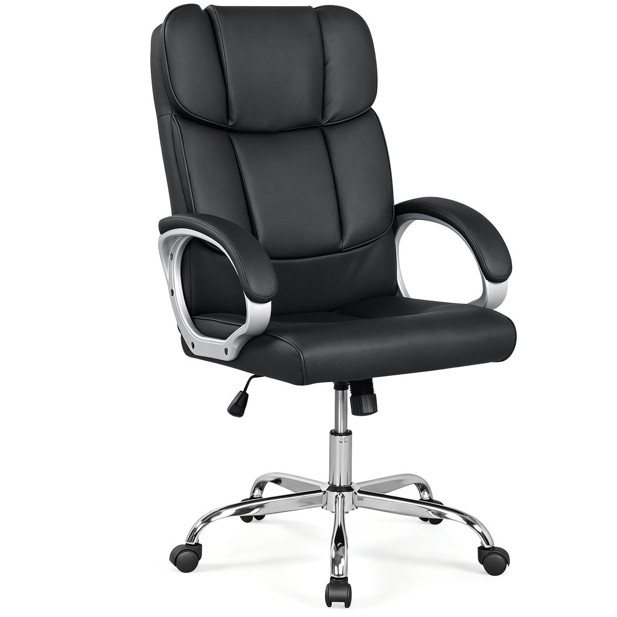 Big and Tall Adjustable High Back Leather Executive Computer Desk Chair