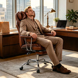 Big and Tall Executive Office Chair with Lumbar Support and Adjustable Seat
