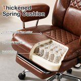 Big and Tall Executive Office Chair with Lumbar Support and Adjustable Seat