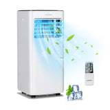 10000 BTU 4-in-1 Portable Air Conditioner with Dehumidifier and Sleep Mode