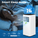 10000 BTU 4-in-1 Portable Air Conditioner with Dehumidifier and Sleep Mode