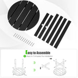 18 Inch Round Weather-Resistant Adirondack Side Table