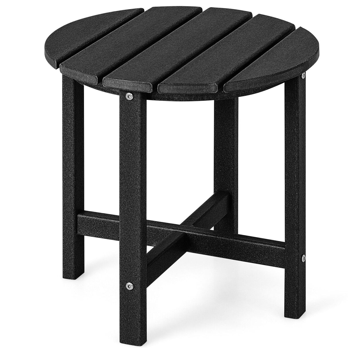 18 Inch Round Weather-Resistant Adirondack Side Table