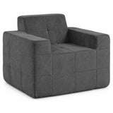 Boneless Single Sofa Chair Cloud Sofa with Terry Cloth Upholstery