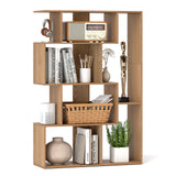 47 Inch 6-Cube Open-back Geometric Bookshelf for Bedroom Living Room