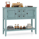 Buffet Sideboard Cabinet with 2 Doors and 2 Drawers