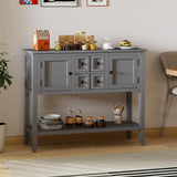 Buffet Sideboard Cabinet with 2 Doors and 2 Drawers