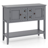 Buffet Sideboard Cabinet with 2 Doors and 2 Drawers