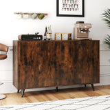 Buffet Sideboard Mid Century Modern Storage Cabinet with Adjustable Shelves