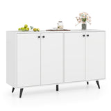 Buffet Sideboard Mid Century Modern Storage Cabinet with Adjustable Shelves