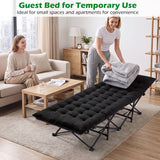 Camping Cot for Adults with Soft Padded Mat and Carrying Bag