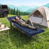 Camping Cot for Adults with Soft Padded Mat and Carrying Bag