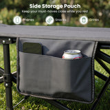 Camping Cot with  Padded Pillow and Storage Pouch for Camping Travel-Gray
