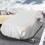 Car Cover for Automobiles 193 Inch Rain Sun UV Protection Universal Fit Sedan Chevrolet Ford Nissan