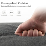 Outdoor Chaise Lounge Cushion Patio Furniture Folding Pad with Fixing Straps
