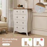 Closet Storage Organizer with 5 Folding Fabric Drawers and Anti-tipping Kit