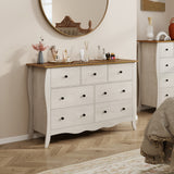 Closet Storage Organizer with 7 Folding Fabric Drawers-Gray