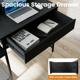 48 Inch Computer Desk with Monitor Stand Drawer and Shelves
